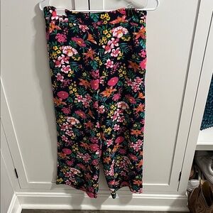 J CREW Floral Print Pants IN GREAT CONDITION